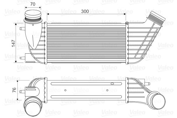 Charge Air Cooler VALEO 818651