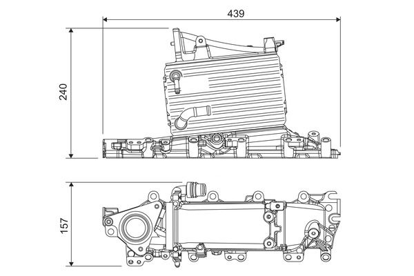 Charge Air Cooler VALEO 818684