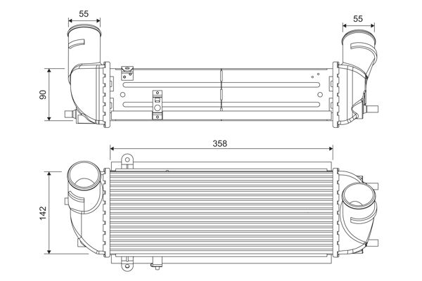 Charge Air Cooler VALEO 818692