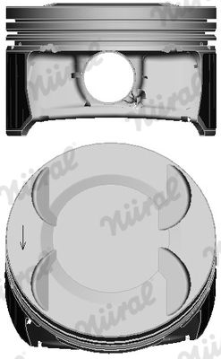 Stūmoklis NÜRAL 87-435307-00