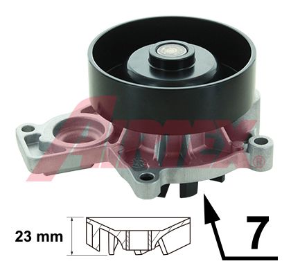 Water Pump, engine cooling AIRTEX 2081