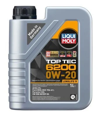 Variklio alyva Top Tec 6200 0W-20 | ACEA C5 LIQUI MOLY 20787
