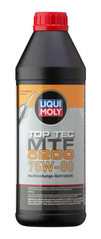 Greičių dėžės alyva Top Tec MTF 5200 75W-80 | API GL LIQUI MOLY 20845