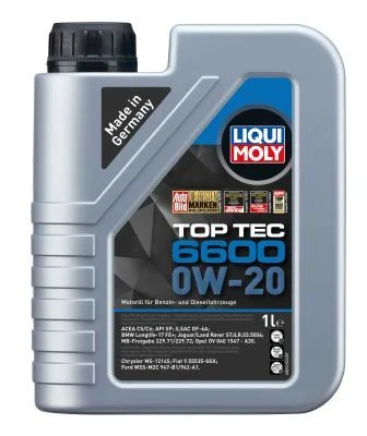 Variklio alyva Top Tec 6600 0W-20 | ACEA C5, API SQ liqui moly 21410