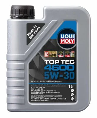 Моторна олива Top Tec 4600 5W-30 | ACEA C2, API SQ liqui moly 2315