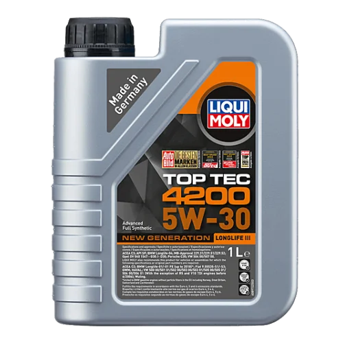 Variklio alyva Top Tec 4200 5W-30 New Generation | ACEA C3, C2, API SQ LIQUI MOLY 8973