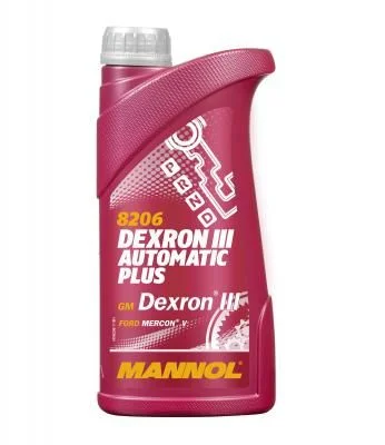 Олива коробки передач Automatic Plus ATF Dexron III SCT - MANNOL MN8206-1