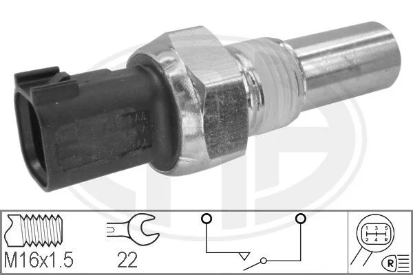 Jungiklis, atbulinės eigos žibintas ERA 330592