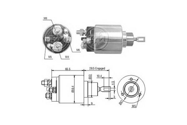 Магнітний перемикач, стартер ERA ZM1475