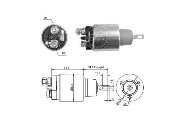 Магнітний перемикач, стартер ERA ZM3773