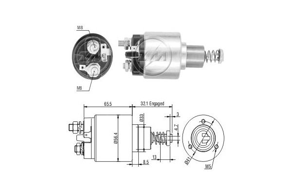 Магнітний перемикач, стартер ERA ZM676