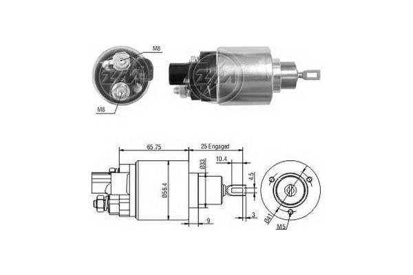 Магнітний перемикач, стартер ERA ZM978