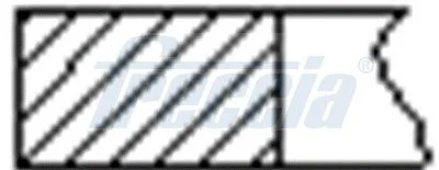 Stūmoklio žiedų komplektas FRECCIA FR10-371600