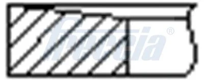 Stūmoklio žiedų komplektas FRECCIA FR10-385700
