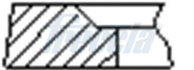 Stūmoklio žiedų komplektas FRECCIA FR10-500900