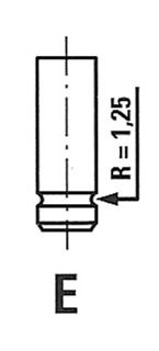 Válvula de admissão FRECCIA R4228/S