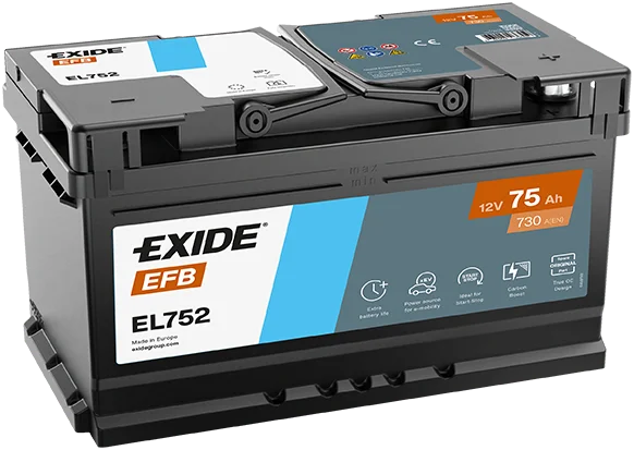 Starterio akumuliatorius EXIDE EL752