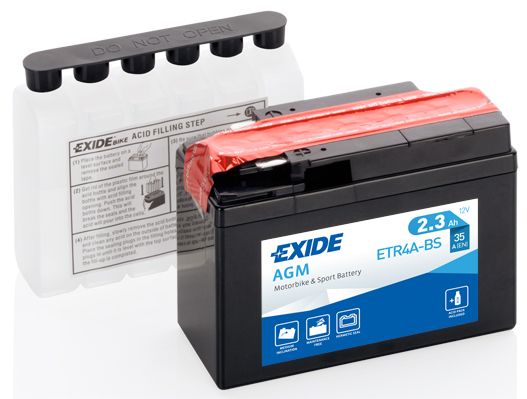 Стартерний акумулятор EXIDE ETR4A-BS