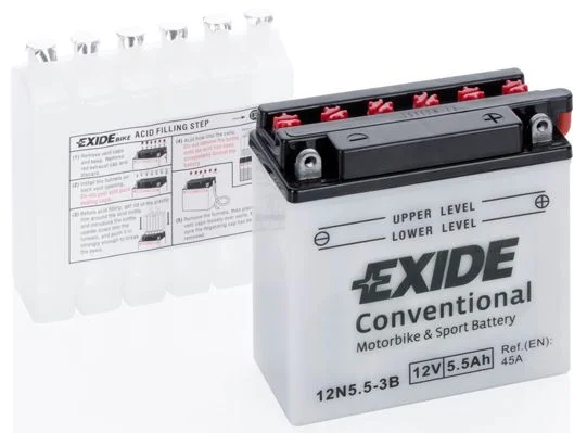 Стартерний акумулятор EXIDE 12N5,5-3B