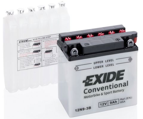 Starter Battery EXIDE 12N9-3B