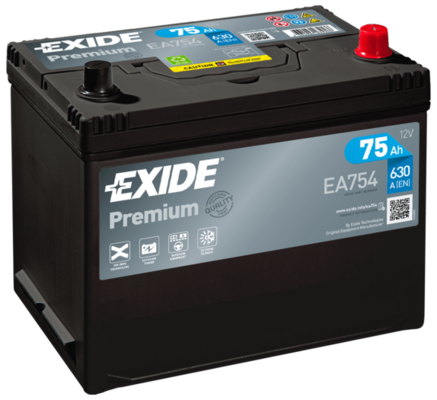 Стартерний акумулятор EXIDE EA754