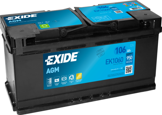 Стартерний акумулятор EXIDE EK1060