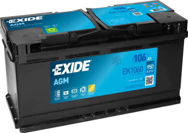 Starterio akumuliatorius exide EK1060