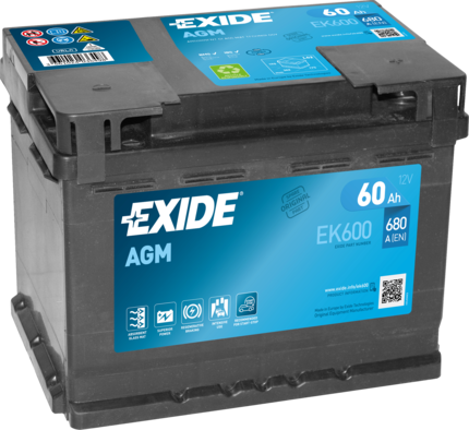 Starterio akumuliatorius EXIDE EK600