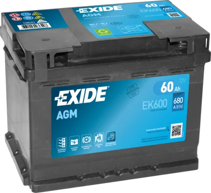 Starterio akumuliatorius EXIDE EK600