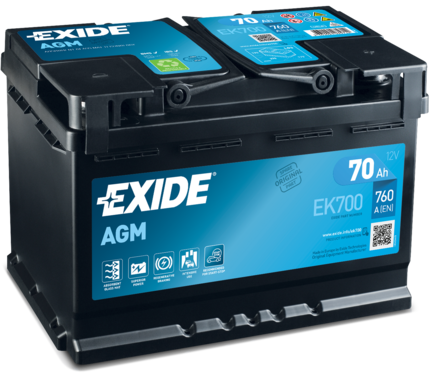 Стартерний акумулятор EXIDE EK700