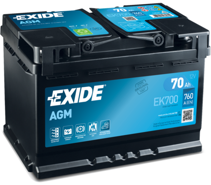 Starterio akumuliatorius EXIDE EK700