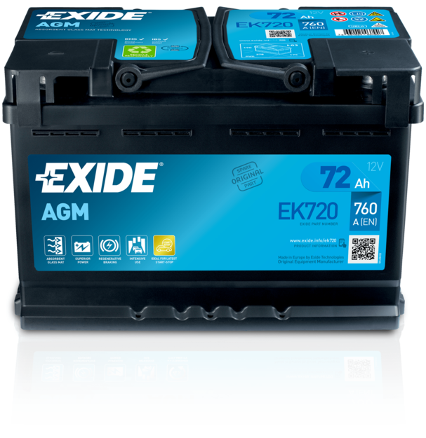 Starter Battery EXIDE EK720