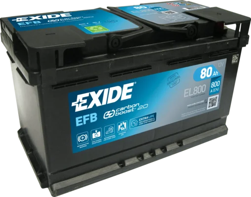 Starterio akumuliatorius exide EL800
