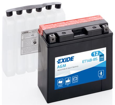 Batterie de démarrage EXIDE ET14B-BS