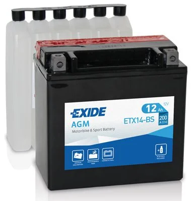 Стартерний акумулятор EXIDE ETX14-BS