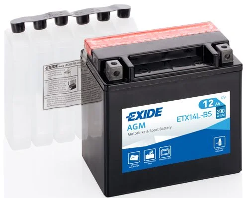 Стартерний акумулятор EXIDE ETX14L-BS