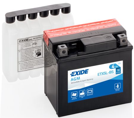 Starterio akumuliatorius EXIDE ETX5L-BS