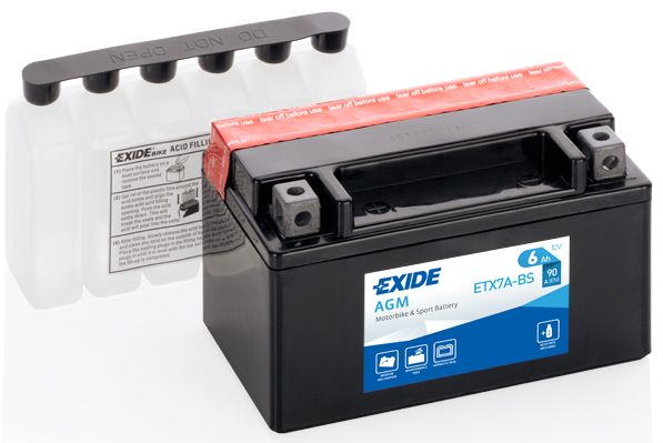 Стартерний акумулятор EXIDE ETX7A-BS