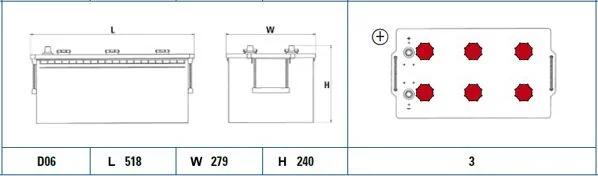 Starterio akumuliatorius EXIDE EX2253