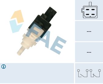 Interrupteur de feu stop FAE 24413
