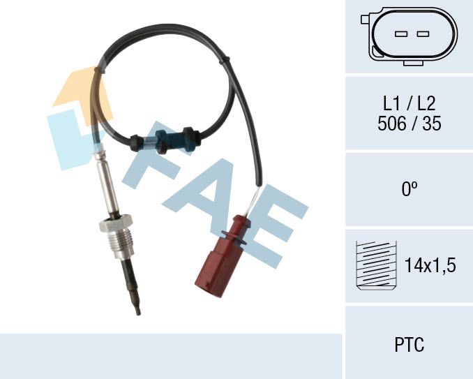 Sensor, exhaust gas temperature FAE 68026