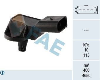 Sensor, boost pressure FAE 15043