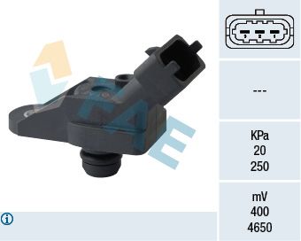 Sensor, intake manifold pressure FAE 15055