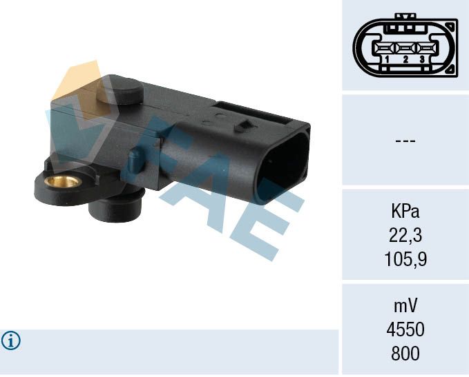 Sensor, intake manifold pressure FAE 15204