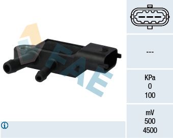 Sensor, exhaust pressure FAE 16105