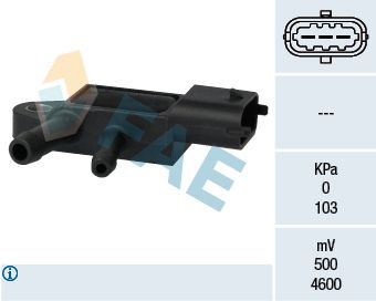 Sensor, exhaust pressure FAE 16107