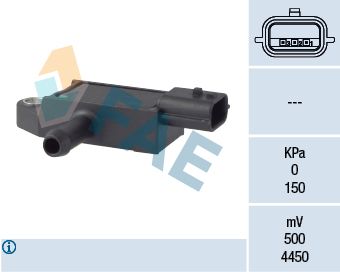 Sensor, exhaust pressure FAE 16113