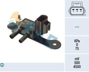 Sensor, exhaust pressure FAE 16117