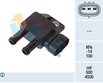 Sensor, exhaust pressure FAE 16123