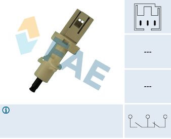 Interruptor da luz de travagem FAE 24410